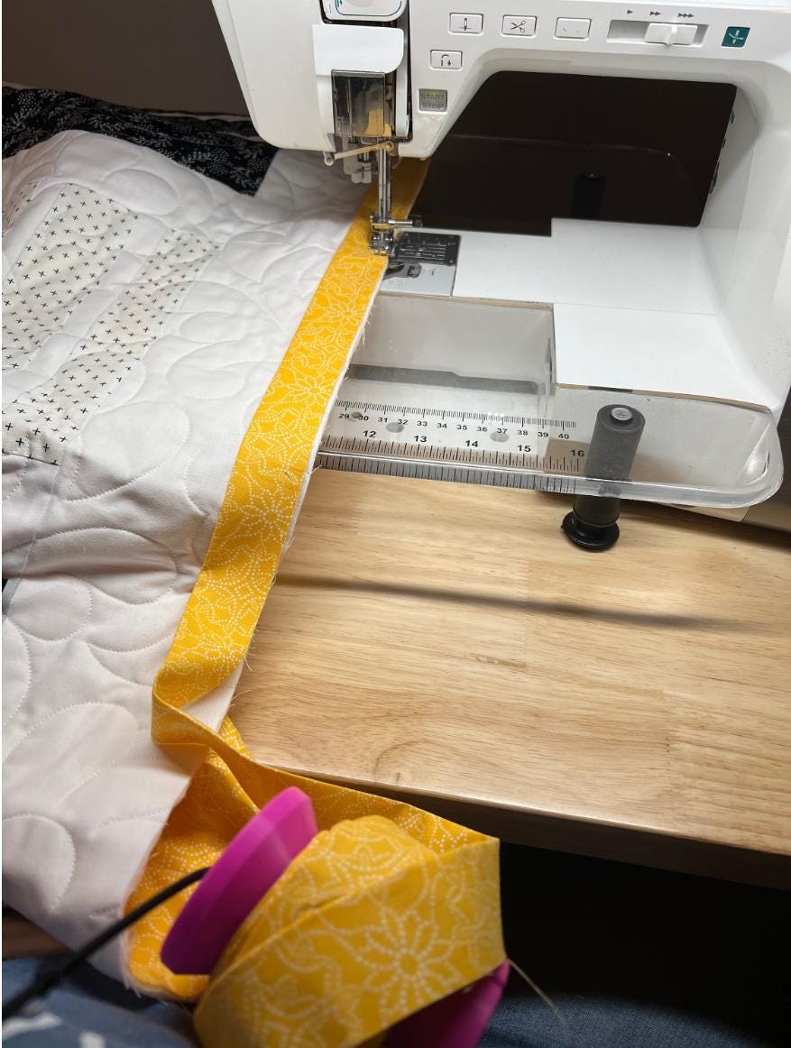 Quilt Binding Spool Necklace