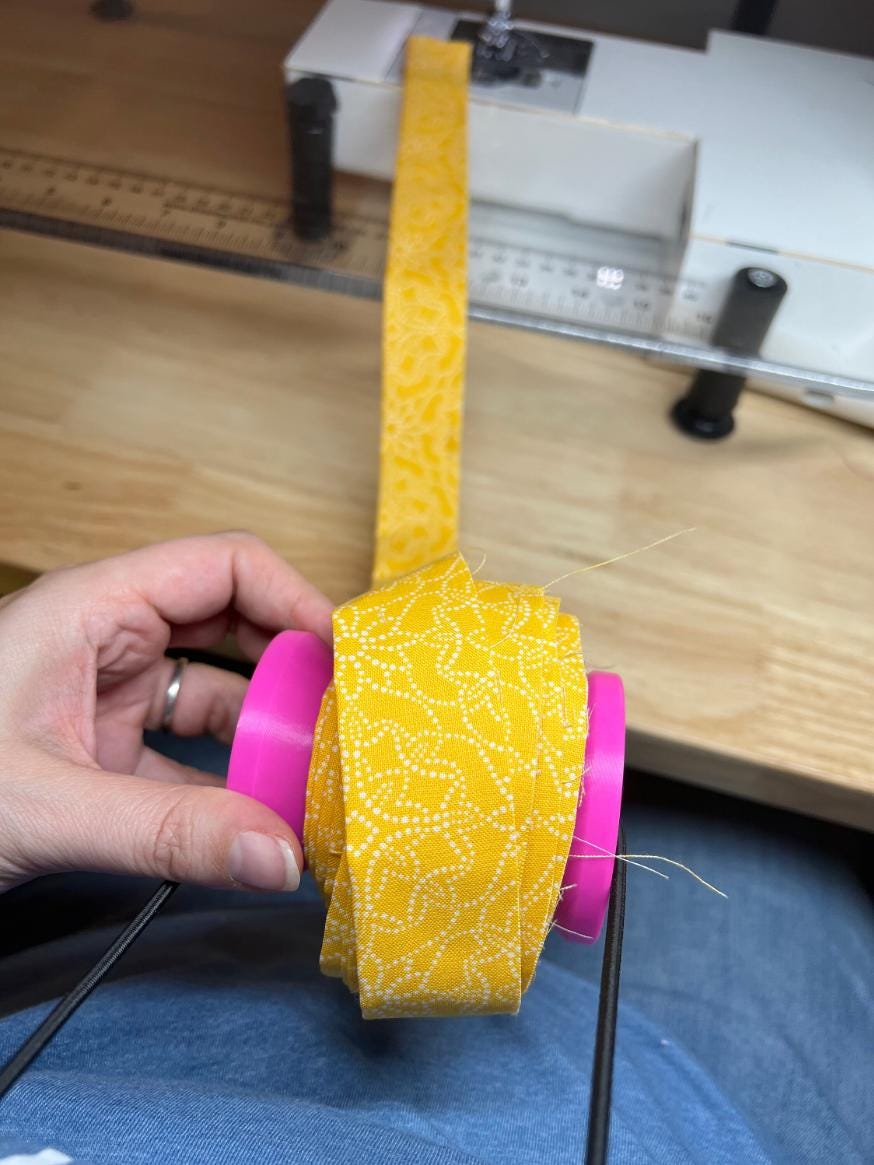 Quilt Binding Spool Necklace